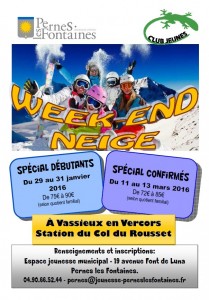 affiche ski