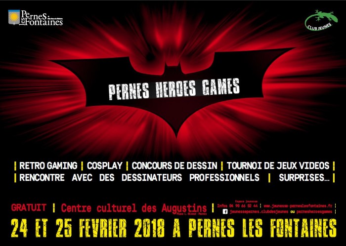 affiche pernes heroes games